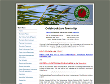 Tablet Screenshot of colebrookdale.org